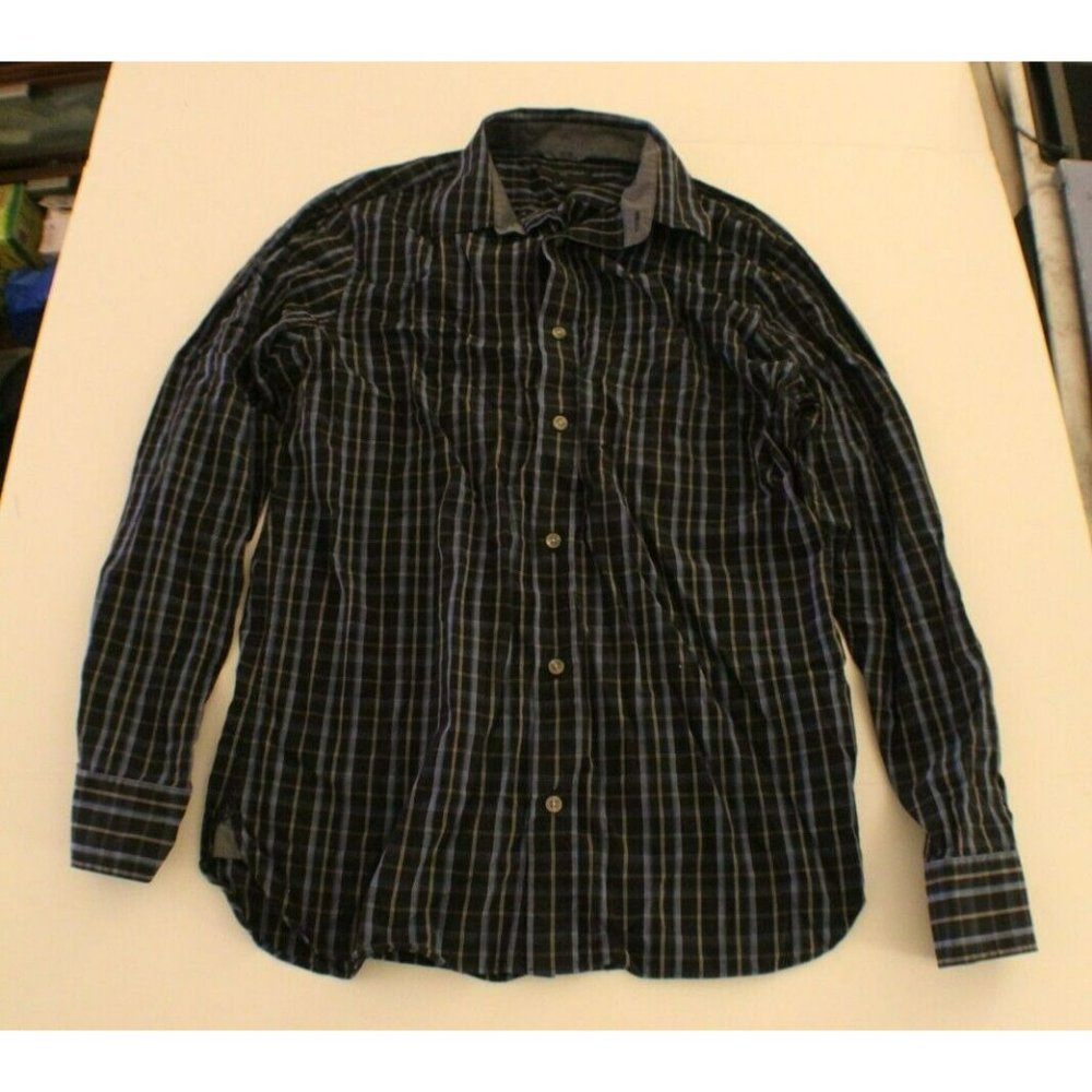 Banana Republic Men's Medium Plaid Button-Down Shirt